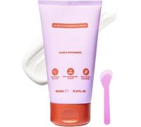 Crème dépilatoire visage, jambes, aisselles, apaisante pour peaux sensibles, maillot, gel dépilatoire corps rapide et indolore avec brosse en silicone, pour tous types de peau