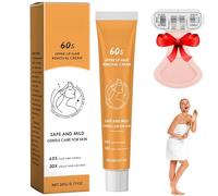 Crème dépilatoire visage, nouveauté 2025 : épilation hormonale indolore, dépilatoire doux et efficace pour le visage, la lèvre supérieure et le menton,pour tous types de peau,femmes,hommes (1 Pièce)