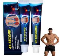 Crème d'érection instantanée en 41 secondes, 1/2 pièces, crème pour agrandissement du pénis, améliore le charme masculin avec des résultats à action rapide, 2 pièces