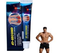 Crème d'érection instantanée en 41 secondes, 1/2 pièces pour agrandir le pénis, améliore le charme masculin avec des résultats à action rapide, 1 pièce