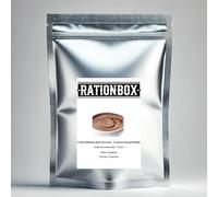 Crème dessert goût chocolat 2 portions lyophilisées - Durée de conservation : 25 ans - Ration d’urgence