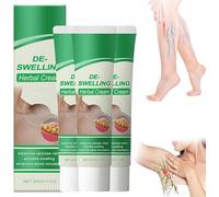 Crème Détox Lymphatique Her-Bal, Baume Naturel Hydratant Doux, Crème Anti-Gonflement Naturelle pour les Jambes, Lotion Apaisante Anti-Cellulite, Soulage les Poches