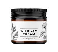 Crème D'igname Sàuvage, Avec Soulagement Apaisant De L'inconfort, 60 G, Crème Hydratante Pour Le Corps, Lotion Équilibrante Biologique, Formule Hydratante Et Équilibrante, Pour Tòus Types De Peau