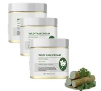 Crème d'igname sauvage biologique, crème d'igname sauvage pour l'équilibre hormonal, crème d'igname sauvage, crème pour la peau d'igname sauvage, crème de racine d'igname sauvage (3PCS)