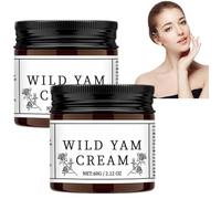 Crème d'igname sauvage, crème pour la peau d'igname sauvage, diminution des ridules, crème d'igname sauvage biologique, équilibre des hormones de crème d'igname sauvage (2PCS)