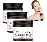 Crème d'igname sauvage, crème pour la peau d'igname sauvage, diminution des ridules, crème d'igname sauvage biologique, équilibre des hormones de crème d'igname sauvage (3PCS)