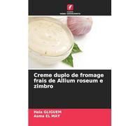 Creme duplo de fromage frais de Allium roseum e zimbro