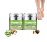 Crème d'urée 60% pour les pieds, bâton de soin des pieds force maximale - Réparation des talons anti-crevasses, élimination des callosités et adoucissement de la peau rugueuse, 50g (2 boîtes)