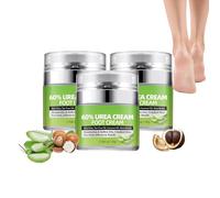 Crème d'urée 60% pour les pieds, bâton de soin des pieds force maximale - Réparation des talons anti-crevasses, élimination des callosités et adoucissement de la peau rugueuse, 50g (3 boîtes)