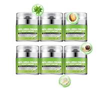 Crème d'urée 60% pour les pieds, force maximale, pour les pieds secs et crevassés, les coudes, les genoux, les talons et les mains, hydratation en profondeur et adoucit la peau sèche (6pcs)