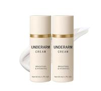 Crème éclairage sous les bras, éclaircisse et hydrate la crème sous les bras, absorbant rapidement, Formule douce sans blanchie, pour un ton lisse et mêm (2Pcs)
