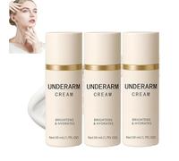 Crème éclairage sous les bras, éclaircisse et hydrate la crème sous les bras, absorbant rapidement, Formule douce sans blanchie, pour un ton lisse et mêm (3Pcs)