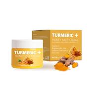 Crème Éclaircissant Curcuma Visage,Sérum Correcteur de Taches au Curcuma,Crème Anti-Rides Curcumas Contenant de l'extrait de Miel,Raffermissant,Pour les Taches Sombres,les Rides,l'Hydratation