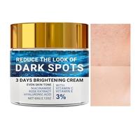 Crème éclaircissante, 60 g, crème hydratante, soin du visage | Formule à absorption rapide, soin hydratant non gras, soin nourrissant de la peau, crème de beauté, hydratation quotidienne