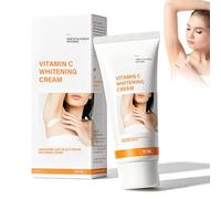 Crème Éclaircissante Aisselles 60g, Crème Éclaircissante pour Femmes, Soin Parties Intimes Externes, Cou et Coudes, Peau Plus Uniforme, Texture Légère Non Grasse