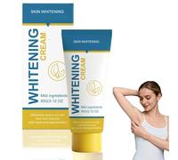 Crème Éclaircissante Corps,Creme Eclaircissante parties intimes Femme,Creme Vitamine C Eclaircissante Hydratante Unifiante, Brightening Cream,Pour Cou,Genoux,Coudes,Aisselles,Intérieur Des Cuisses,60g