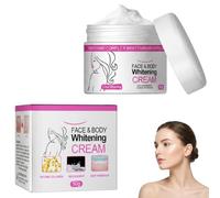 Crème Éclaircissante Corps et Zones, 50g Creme Eclaircissante Visage Et Corps, Anti-Hyperpigmentation, Taches Sombres, Éclaircissante Parties Intimes, Lotion Corporelle Blanchissant