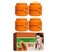 Crème Éclaircissante et Anti-Imperfections à la Papaye, une crème douce de jour et de nuit, illumine et hydrate la peau, atténue les taches brunes et laisse la peau éclatante et saine.