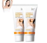 Creme Eclaircissante Parties Intimes,Creme Decolorante Corps,Whitening Cream,Créme Eclaircissante Visage,Underarm Whiten Cream,Hydratante Et Anti-Taches,Réduit La Mélanine Et Unifie Le Teint (2)