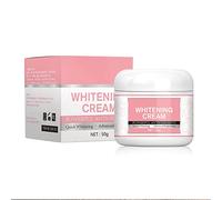 Crème Éclaircissante pour La Peau, Crème Blanchissante Corps Skin Lightening Cream Creme Hydratante Corps Crèmes Corporelles Body Cream pour Les Bras Jambes Genoux Parties Intimes