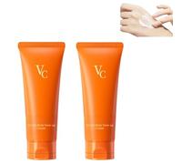Crème éclaircissante pour le corps sans remasque, cinq vitamines C, crème éclaircissante pour le visage et le corps, correcteur hydratant, unifie le teint