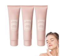 Crème éclaircissante pour le visage, Gel exfoliant purifiant doux, Gommage hydratant nettoyant en profondeur pour la plupart des types de peau, convient aux peaux sensibles - Sans huile (3 pièces)