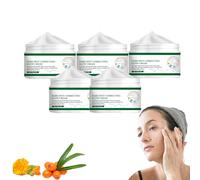 Crème éclaircissante pour le visage pour femmes et hommes - estompe les marques d'acné et les taches solaires, traitement Hydratant anti-taches avec niacinamide, pour tous types de peau (5 pièces)