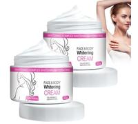 Creme Eclaircissante Visage Et Corps,Creme Eclaircissante Peau Noir Puissant,Créme Eclaircissanté Parties Intimes,Anti Tache Visage,Lait Eclaircissant Peau Noire,Anti Hyperpigmentation Péau Noire (2)
