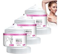 Creme Eclaircissante Visage Et Corps,Creme Eclaircissante Peau Noir Puissant,Créme Eclaircissanté Parties Intimes,Anti Tache Visage,Lait Eclaircissant Peau Noire,Anti Hyperpigmentation Péau Noire (3)