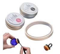 Crème effaçable à la chaleur - Pinceau et ruban adhésif de précision pour de motifs | Pour broderie, , matelassage, toile denim