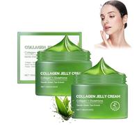 Crème en gelée au collagène, crème en gelée au collagène et niacinamide, crème en gel nourrissante infusée de collagène, crème hydratante et anti-âge, réduit les ridules et le teint terne