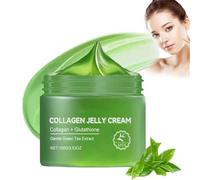 Crème En Gelée Au Collagène, Crème Hydratante Et Anti-âge, Réduit Les Ridules Et Le Teint Terne, Stimule L'élasticité, L'hydratation Et L'éclat De La Peau, Tous Types De Peau (1 bouteille)