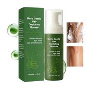 Crème Épilation Masculine,60 ml Lotion Épilatoire - Crème à Épiler Masculine - Pour Le Visage Les Aisselles Les Bras Les Jambes Les Cuisses Les Parties Intimes La Zone Bikini