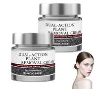 Crème essence réparatrice au riz noir, crème visage raffermissante et hydratante avancée, formule nourrissante intense pour un teint éclatant de santé, tous types de peau (2 Pcs)