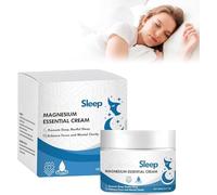Crème essentielle au magnésium Crème apaisante pour le sommeil au magnésium Lotion au magnésium pour le sommeil Crème au magnésium aux huiles essentielles Favorise un sommeil profond et réparateur