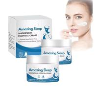 Crème essentielle au magnésium, crème au magnésium pour le sommeil, beurre corporel au magnésium, lotion au magnésium pour le sommeil, crème hydratante au magnésium (2 pièce)