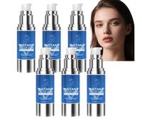 Crème et sérum lifting instantané à l'acide hyaluronique, formule raffermissante et hydratante anti-âge pour le visage et le cou, réduit l'apparence des rides et ridules, léger non gras (6pcs)
