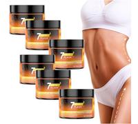 Crème flash hot energy 7 jours, crème corps raffermissante et hydratante, soin raffermissant hydratant pour la peau bras, taille, jambes & abdomen, crème quotidienne légère absorption rapide (6pcs)