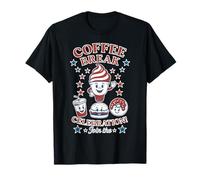 Crème glacée Americana Coffee Break Time Food Vibe années 50 Retro T-Shirt
