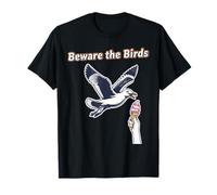 Crème glacée Beware The Birds Seagull Stealing Beach T-Shirt