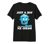 Crème Glacée Bleue - Blue Ice Cream Just a Boy T-Shirt Haut de Gamme