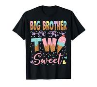 Crème glacée d'été « Big Brother Of The Two Sweet 2nd Birthday » T-Shirt