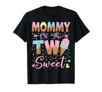 Crème glacée d'été « Mommy Of The Two Sweet 2nd Birthday » T-Shirt