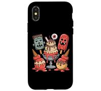 Crème glacée d'Halloween effrayante amusante pour enfants Coque pour iPhone X/XS
