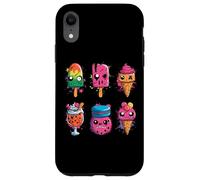 Crème glacée d'Halloween effrayante amusante pour enfants Coque pour iPhone XR