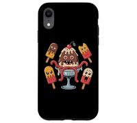 Crème glacée d'Halloween effrayante amusante pour enfants Coque pour iPhone XR