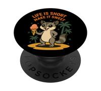 Crème glacée Make It Sweet Life is Short PopSockets PopGrip Adhésif
