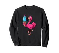 Crème glacée Rose Flamant Rose Sweatshirt
