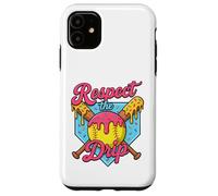 Crème glacée Softball Drip Respect The Drip Softball Player Coque pour iPhone 11