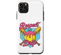 Crème glacée Softball Drip Respect The Drip Softball Player Coque pour iPhone 11 Pro Max